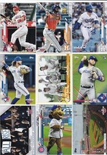 2020 Topps Opening Day Master Set Base & 5 Insert Sets (284 Cards)