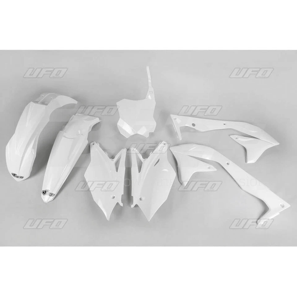 UFO Plast Set Plastique Complet Blanc Kawasaki KX 450 F 2018 - Photo 1/1