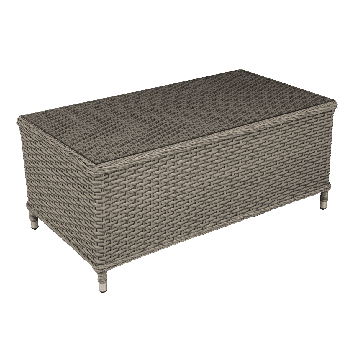 Sealey DG71 Dellonda Chester Rattan Wicker Outdoor Balcony Table with Te