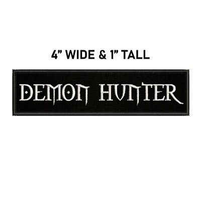 Demon Hunter Gaming Toon Patch Embroidered Iron-On Applique WOW Geeks Gamers