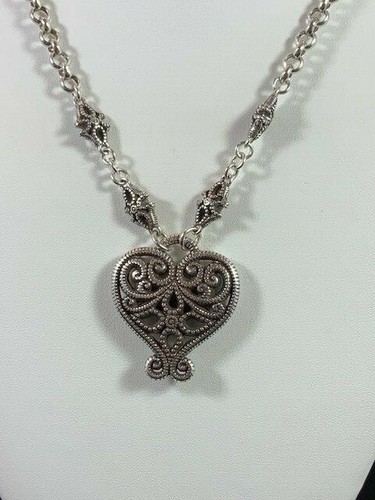 NWT Brighton French Kiss Heart Necklace J42850 - Picture 2 of 5