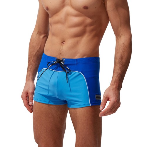 Herren Badehose Patchwork Boxer Badeanzug Schwimmbekleidung Sport Surfshorts 512 - Bild 21 von 27