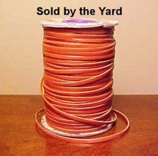 SADDLETAN Kangaroo Leather Lace (Lacing) in 3/32 Inch Width - SOLD BY THE YARD