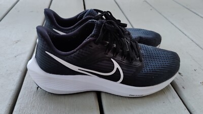 Men's Size 7 - Nike Air Zoom Pegasus 39 Black White Dark Smoke