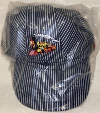 NEW Boys Red Steam Engine , Embroidered Train Engineer Hat  Pinnacle Awards