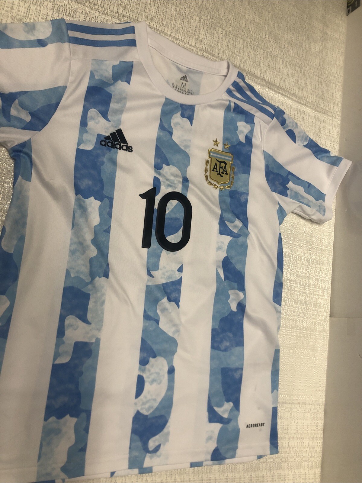 Messi • Blue And White # 10 • Adidas • Football • Argentina • Fifa • Has No Tag