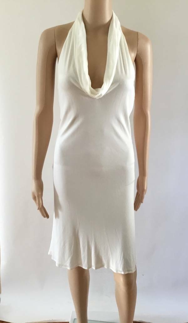 【送料&関税込】Versace Sleeveless Stretched Dress 90s Gianni Versace Couture Dress Jumper Black Wool Blend
