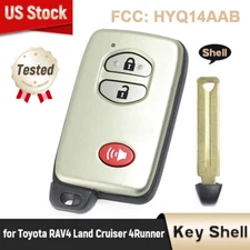 Prox Smart Key Shell Case Fob Housing for Toyota RAV4 4Runner 2010-2019 HYQ14AAB