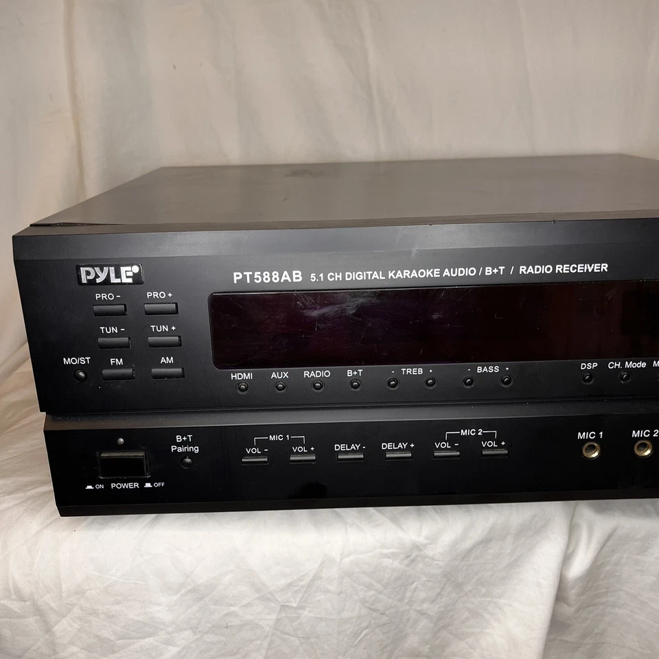 PYLE PT588AB 5.1-Channel Home Stereo Karaoke Receiver with Bluetooth And Amp - Image 4 of 4