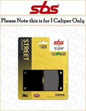 Suzuki GS 1000 E 1980 [Rear Ceramic Brake Pads] [SBS HF Series]