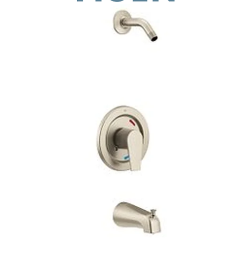 Moen Slate One Handle Tub And Shower Trim Kit - Brushed Nickel! QUALITY! READ!