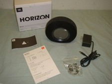 JBL HORIZON BLUETOOTH WIRELESS ACTIVE SPEAKER ALARM CLOCK RADIO W USB BLACK-LOOK