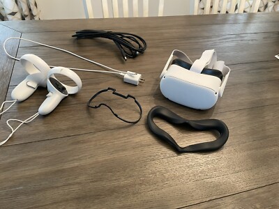 Meta Oculus Quest 2 128GB and 16FT KIWI Cable VR to PC High speeded
