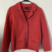 Geiger Tyrol Women  s Wool Sweater Jacket 38 Austria