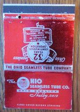 ROYAL FLASH MATCHBOOK COVER: OHIO SEAMLESS TUBE SHELBY, OH & LOS ANGELES CA -D19
