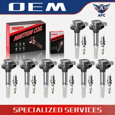For Ford F150 2011-2016 5.0L UF622 Set of 8 Ignition Coils & Iridium Spark Plugs