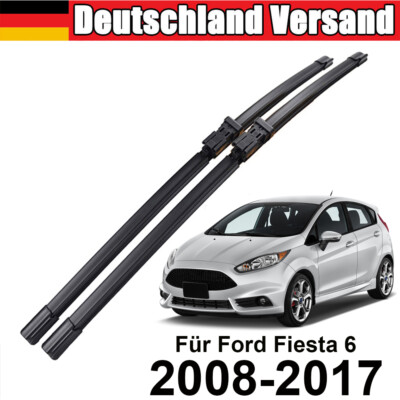 2 Stück SCHEIBENWISCHER Vorne Für Ford Fiesta MK6 08-17 Wischerblätter 26''15''