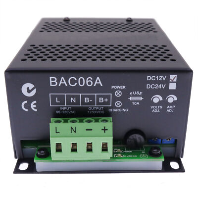 Generator Battery Charger BAC06A-12V for Smartgen BAC-06A BAC-06 12V BAC06