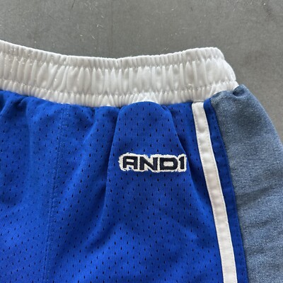AND1 MIXTAPE TOUR ショーツ 2003 AND 1 MIXTAPE TOUR GAME BASKETBALL SHORTS DENIM SZ M