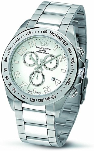 PHILIP WATCH CARIBBEAN orologio da uomo R8273607345 acciaio ghiera  tachimetrica | eBay