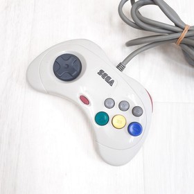 Sega Saturn Console Japanese White System with 2 Controllers & 3 Games NTSC-J