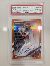2021 Topps Chrome - Jo Adell- Orange Auto /25 Rookie Psa 10- (AU) RC PSA 10