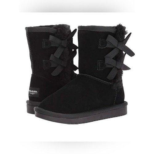 NEW in Box Kids/Girls Koolaburra by UGG Victoria Short Boot Black SZ 5 Toddler