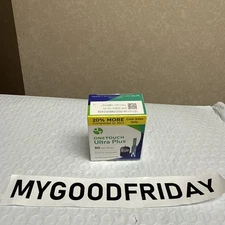 One Touch Ultra PLUS Diabetic Test Strips 30 Ct Exp  12/26 Sealed Pack On Sale