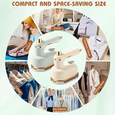 Sakerplus Steam Iron, Saker Portable Steamer for Clothes,Continuous Steam & D...