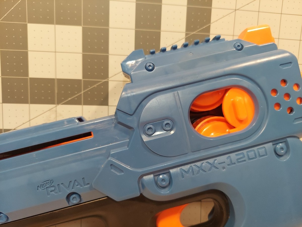 NERF Rival Charger MXX-1200 Motorized Blaster Blue w/ 12 Rounds