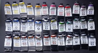 Daniel Smith Watercolour Paints 36 Used Tubes