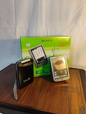  2 Sony Clie 1 PEG-SJ20 & SJ33/U Personal Entertainment Organizers Untested 