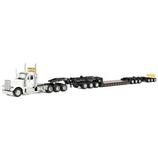 1/64 Peterbilt 589 Tridem-Axle Semi Truck with Trail King TK170 Gooseneck Lowboy