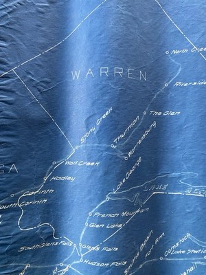 Delaware & Hudson Railroad System Blue Print - Large