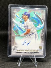 2023 Topps Inception #BRES-VP Vinnie Pasquantino /75 Teal Aqua RC Rookie Auto SP
