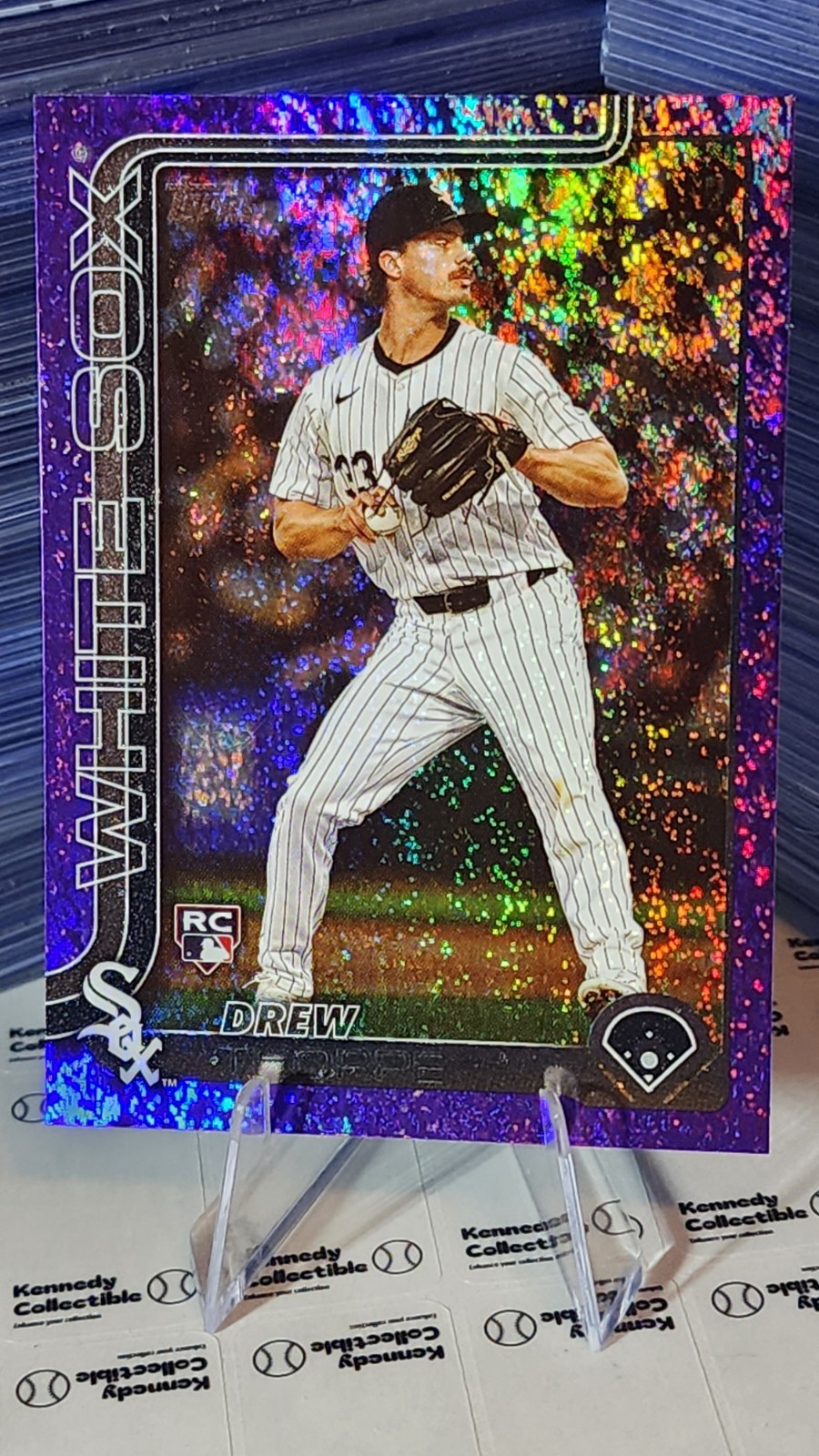 Drew Thorpe 2025 Topps #320 Purple Holo Foil /250 RC White Sox