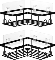 Duschablage Ohne Bohren Ecke, Rostfreier Duschregal, 2 StüCk