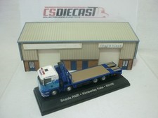 Atlas/Oxford Diecast Modern Truck 1:76th Scania Crane Flatbed Stobart Rail RV100