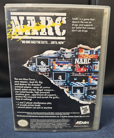 Narc (Nintendo NES)  Game  CIB With Manual! Complete Authentic