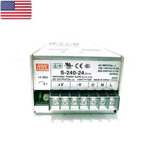 One Brand New MEANWELL S-240-24 Switching Power Supply - US Stock