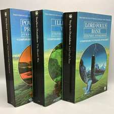 The Chronicles of Thomas Covenant Trilogy Paperback Book Bundle First UK 1978