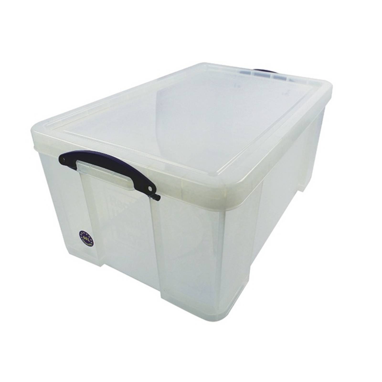 Really Useful Clear 64 Litre Plastic Storage Box 710x440x310mm