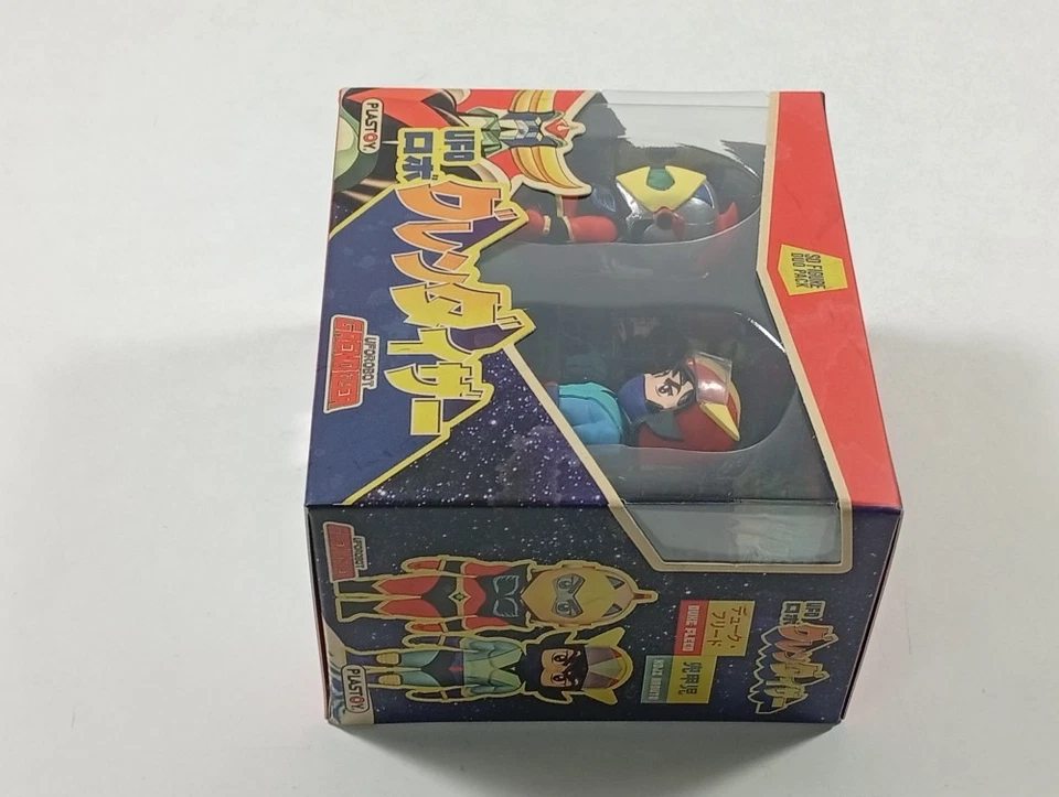 GOLDORAK - ACTARUS & ALCOR PACK DUO FIGURINE PLASTOY GRENDIZER NEW - Photo 4/4