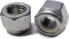 Superior Grade/Type 316 Stainless Steel Nylon Insert Lock Nuts - Marine Bolt Sup