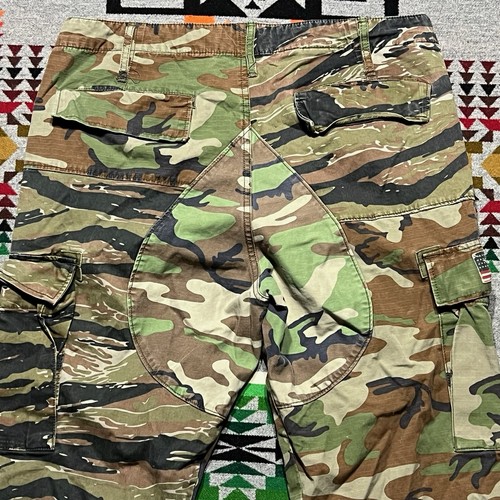 Denim and Supply Ralph Lauren Pantaloni Cargo Field Camo Uomo 32x32 Militare C9 - Foto 10 di 13