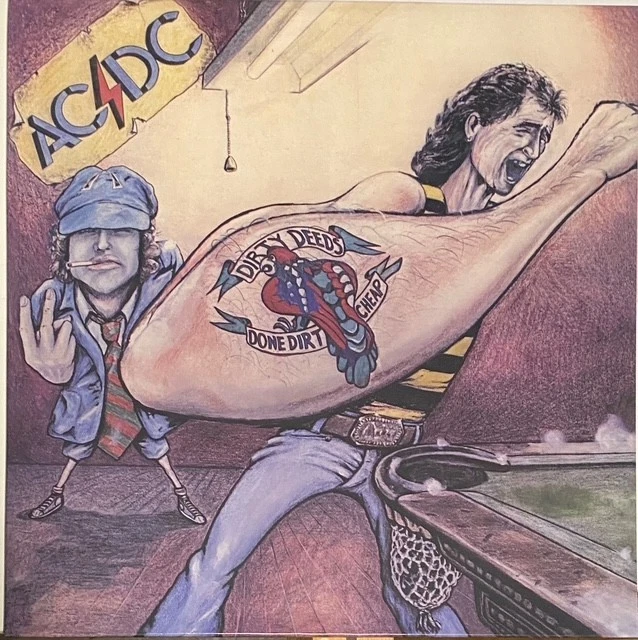 AC/DC - Dirty deeds done dirty cheap - LP reiusse