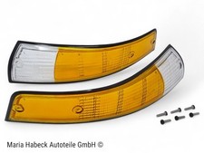 JP Blinkergläser vorne li + re Eu / Schw passend für Porsche 911 69-73