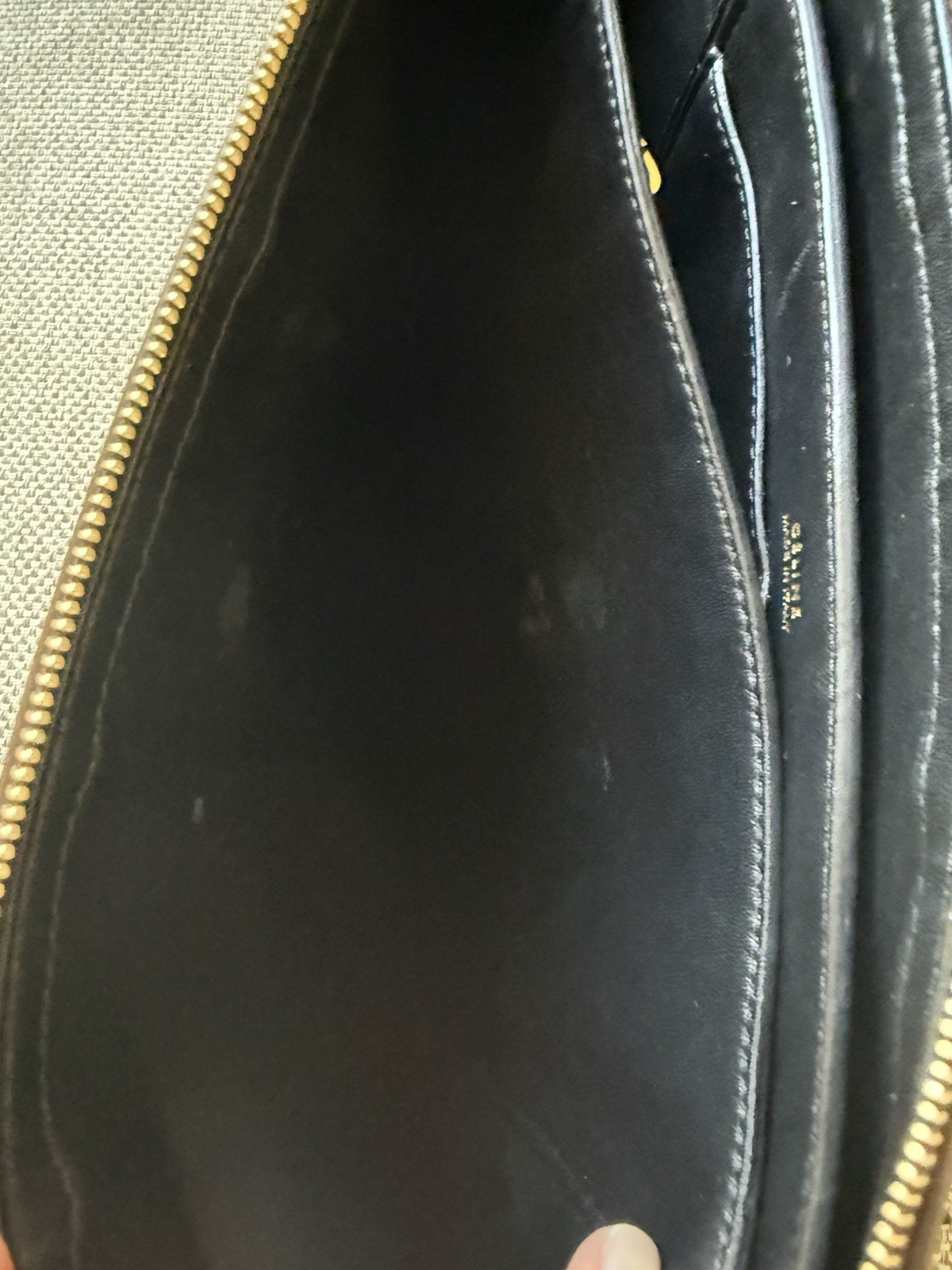 Céline Python Phoebe Philo Small Trifold Bag Gold… - image 6