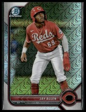 Jay Allen 2022 Bowman Chrome Prospects Mojo Refractor #BCP-234 Cincinnati Reds