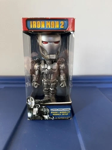 Iron Man 2 War Machine Wacky Wobbler Bobble Head Marvel Sealed #ML